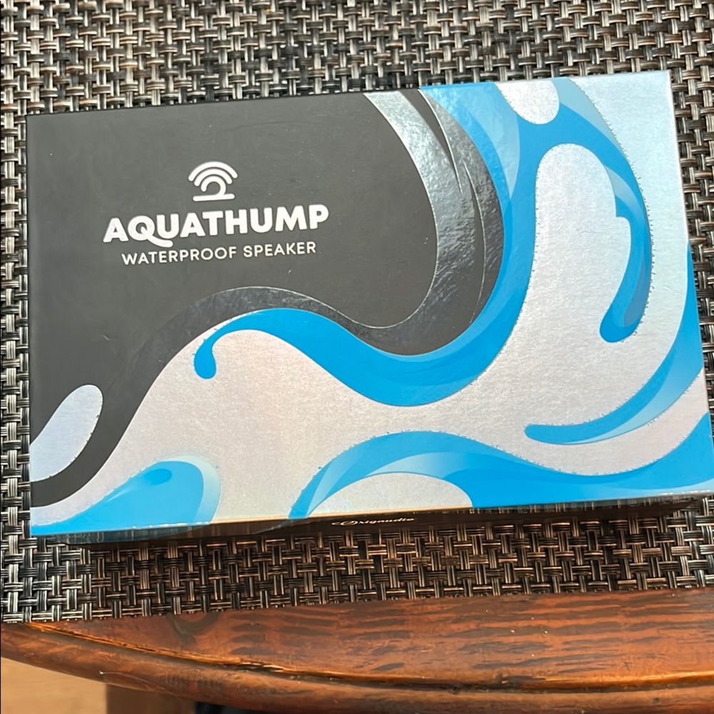 New in box - Aquathump Waterproof Speaker